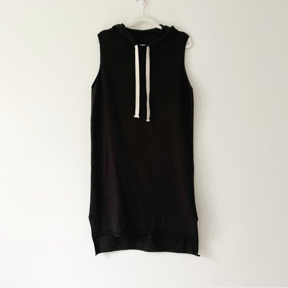 360 Cashmere Vicki Sleeveless Dress Hooded Pullover Size L - Picture 3 of 8